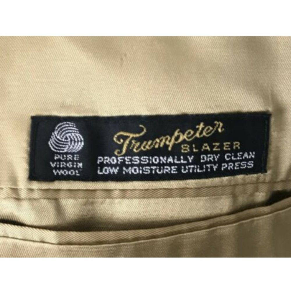 Hart Schaffner Marx Gold Trumpeter Sport Blazer  Sz 40R - Picture 5 of 8
